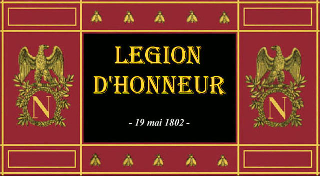 BOUTONNIERES OFFICIER DE L/'ORDRE DE LA LEGION D/'HONNEUR Diamètre 8 et 6 mm